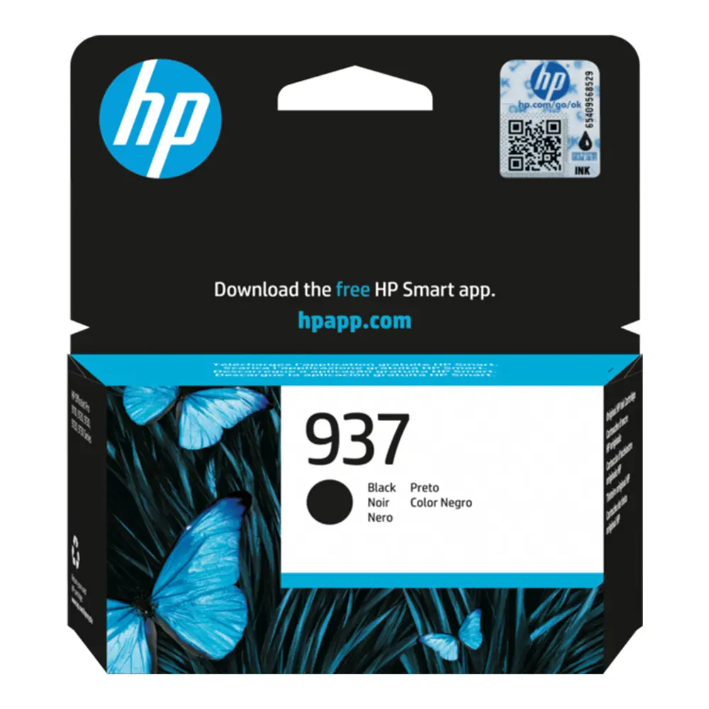 HP937 Black Cartridge (4S6W5NE)