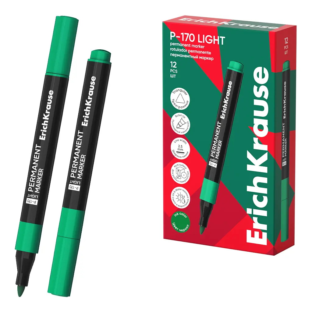 ERICH KRAUSE Permanent Marker P170 GREEN 63566