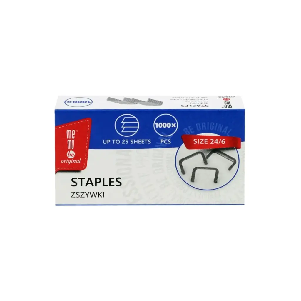 MEMOBE Staples s24/6x1000pcs MZ100-00