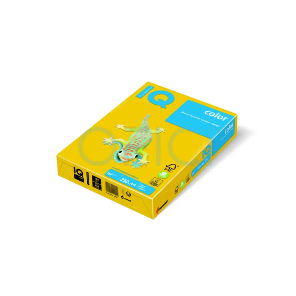 Paper A4 80gsm coloured Pale Yellow x 500 sheets YE23
