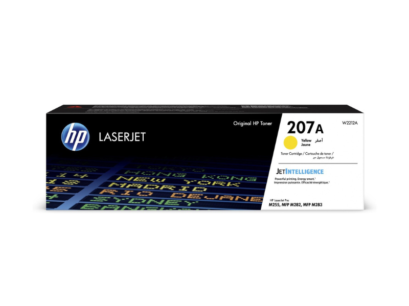 HP207A Yellow Toner W2212A
