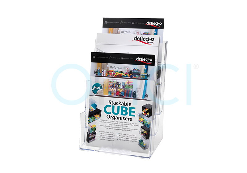 Brochure Holder A4 3 Tier 0724