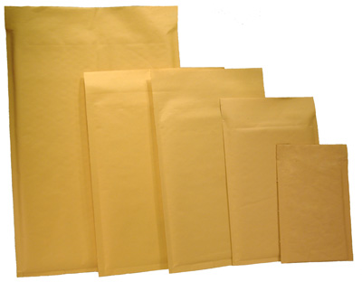 Padded Envelopes Brown C Int.150 x 215 A5 x 10