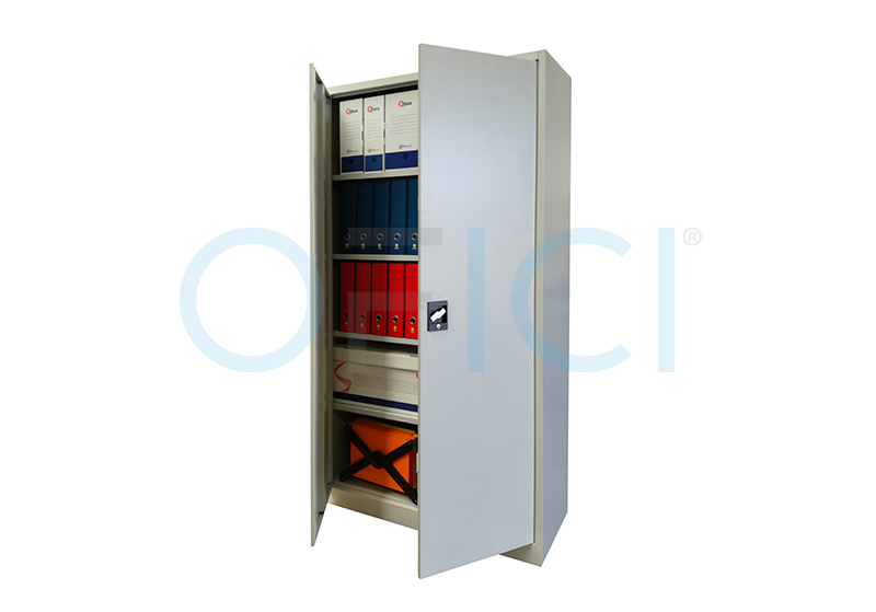 Swing Doors Cabinet with Cylinder Lock 100cm L x 45cm W x 200cm H   BA100G