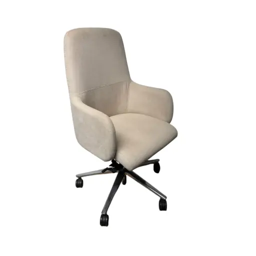 NAXOS Directional chair with aluminum base with oscillating mov. 2 NX103