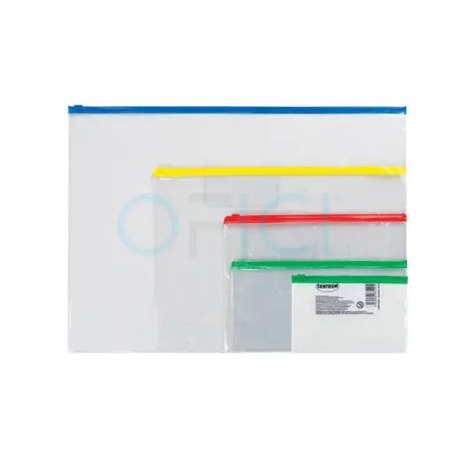 [80027] CENTRUM Zipper Bag A6 (assort) 80027