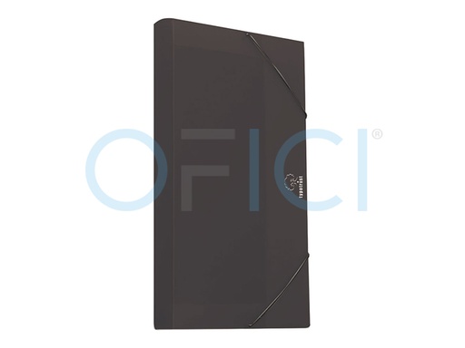 [FP3500301] A4 PP Filing Box with Elastic Band 3cm Spine Black 