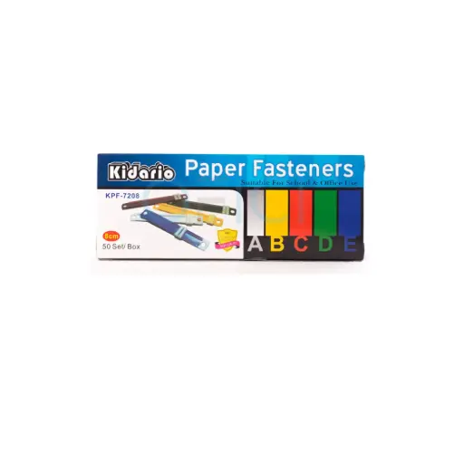 [KPF7208] Plastic Paper Fasteners x50 KPF7208