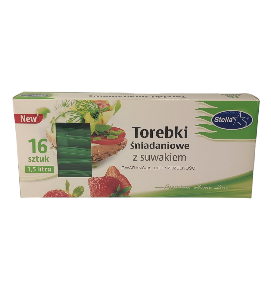Woreczki Z Suwakiem Mocne 20x20 Cm 16szt Stella