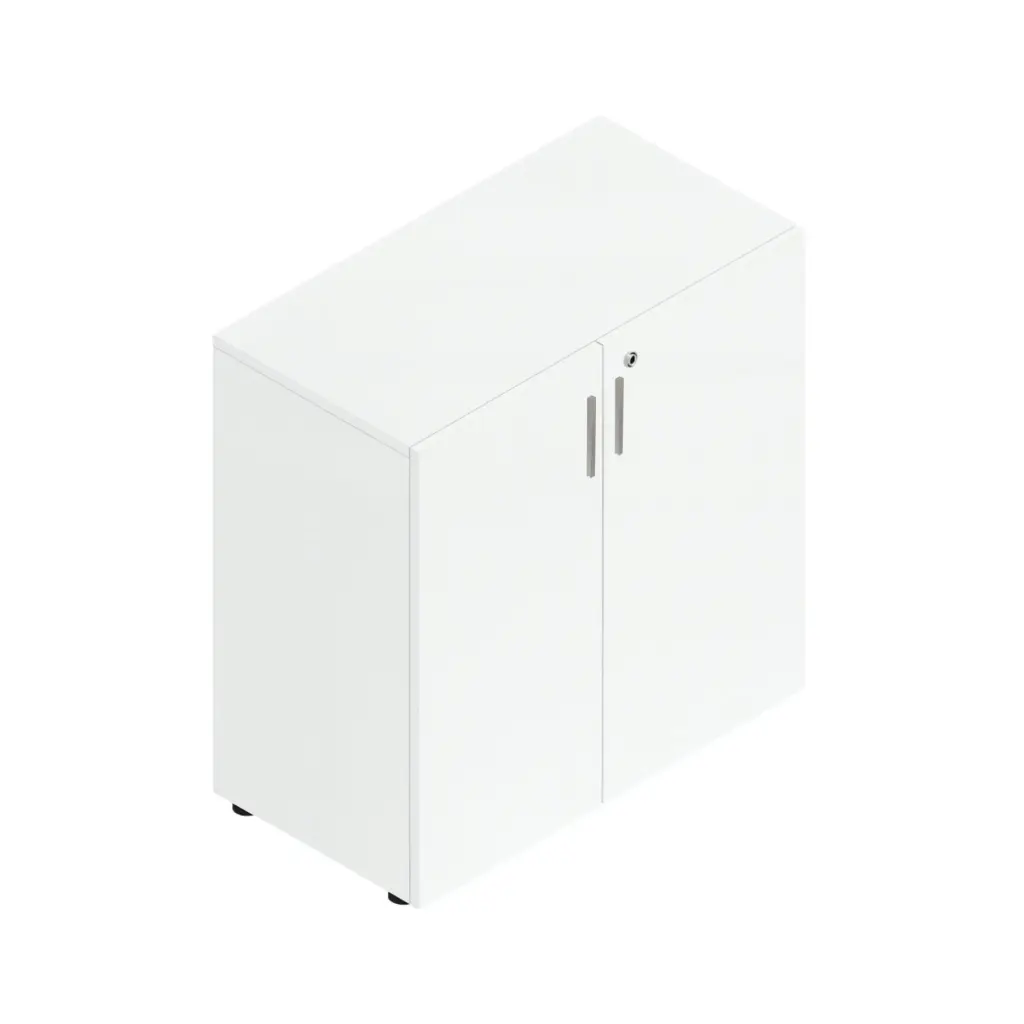 MOBILI CONTENITORI Medium cabinet 119 x 90 x 45 with wooden door and lock ST266C 