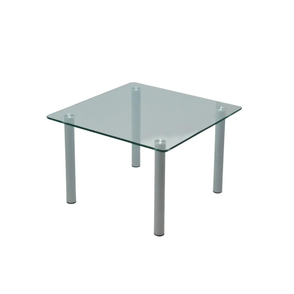 WAITING TABLE 50x50x35cm CLEAR GLASS CP4