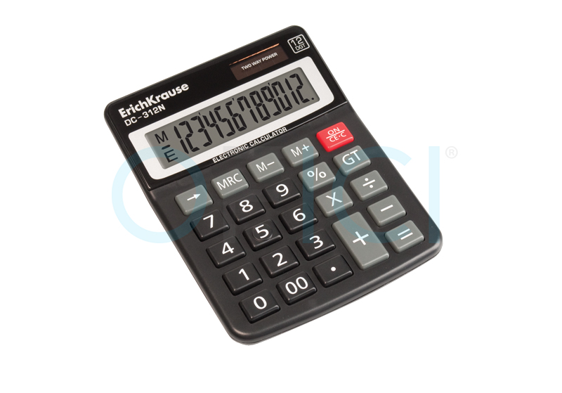 ERICH KRAUSE Calculator 131 x 100mm 12 Digits DC312N EK50312