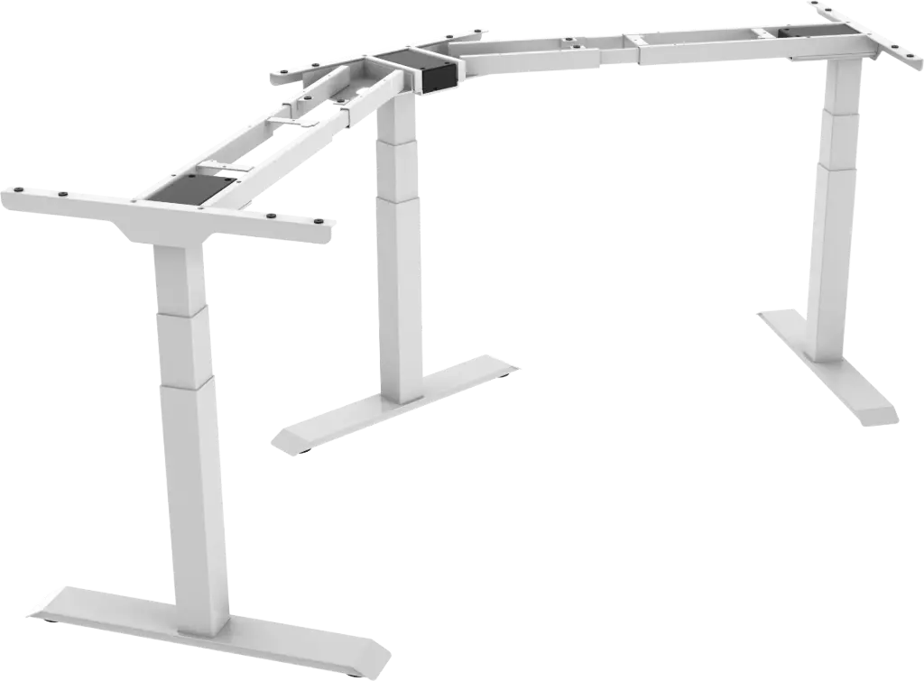 Sit Stand Desk Triple Motor - Three in One Twist (90°)