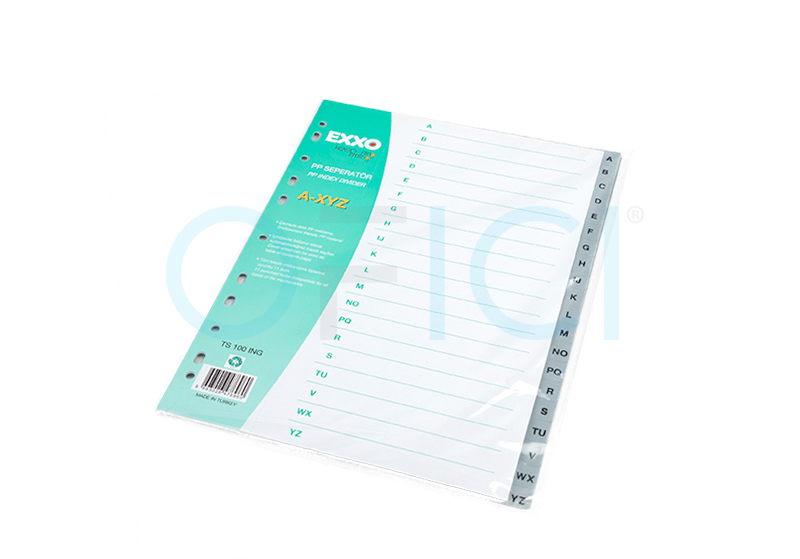 Dividers PVC Grey A-Z  DAZ 999AZ