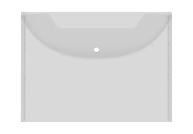 Envelope Plastic PVC A3 w/button Clear 2149/1A3BN