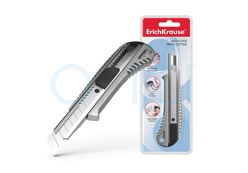 ERICH KRAUSE Metal cutter auto-lock 18mm 19158
