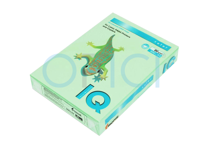 Paper A4 80gsm coloured Pale Green x 500 sheets GN27
