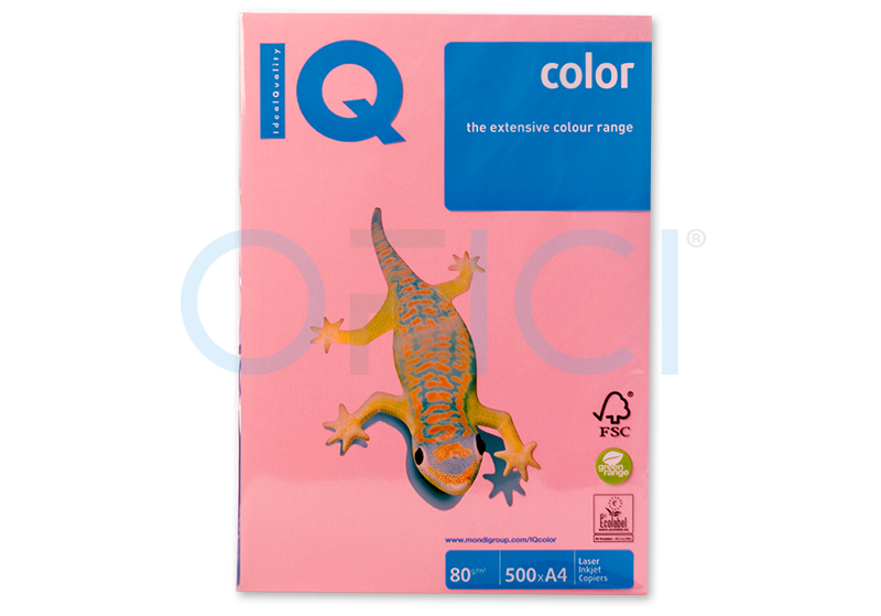 Paper A4 80gsm coloured Pale Pink x 500 sheets OP174