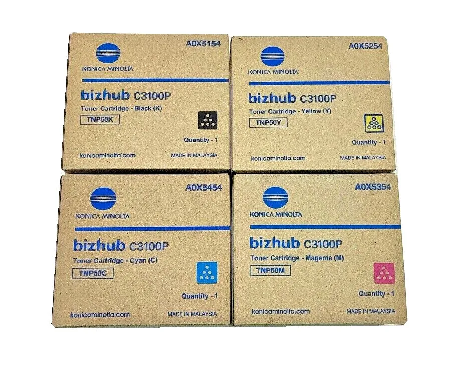 Konica Bizhub C3100P TNP50KY Yellow A0X5254