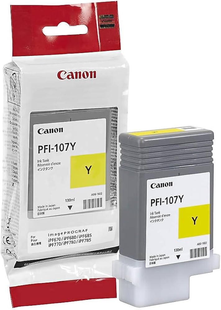 Canon PFI107 Yellow 6708B001