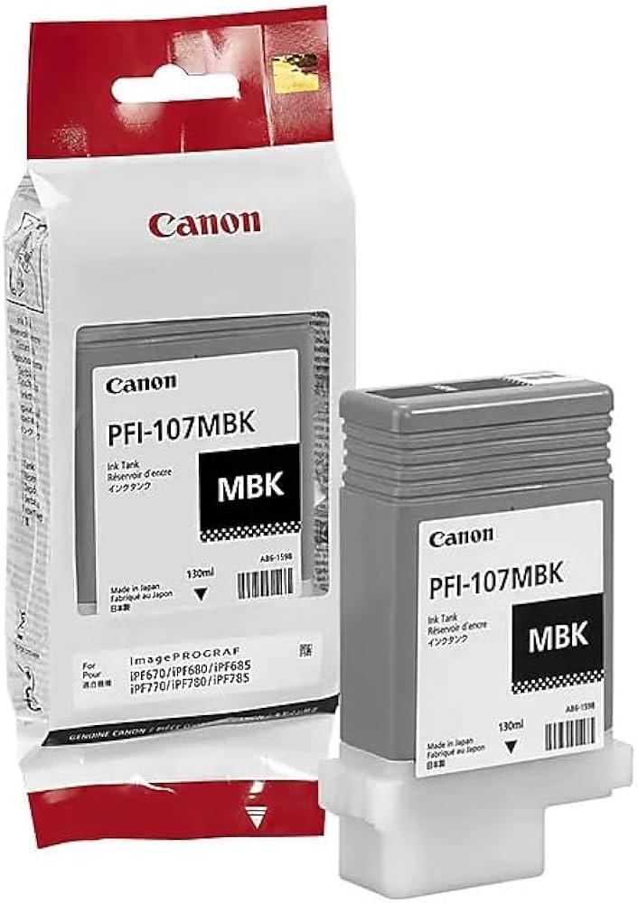 Canon PFI107 Matt Black 6704B001