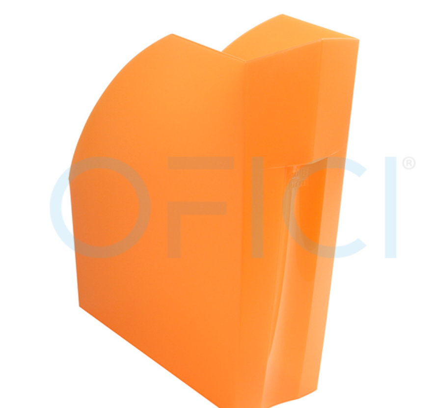 EXACOMPTA Magazine File Translucent Orange 18052D