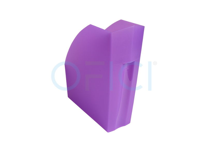 EXACOMPTA Magazine File Translucent Purple 18019D