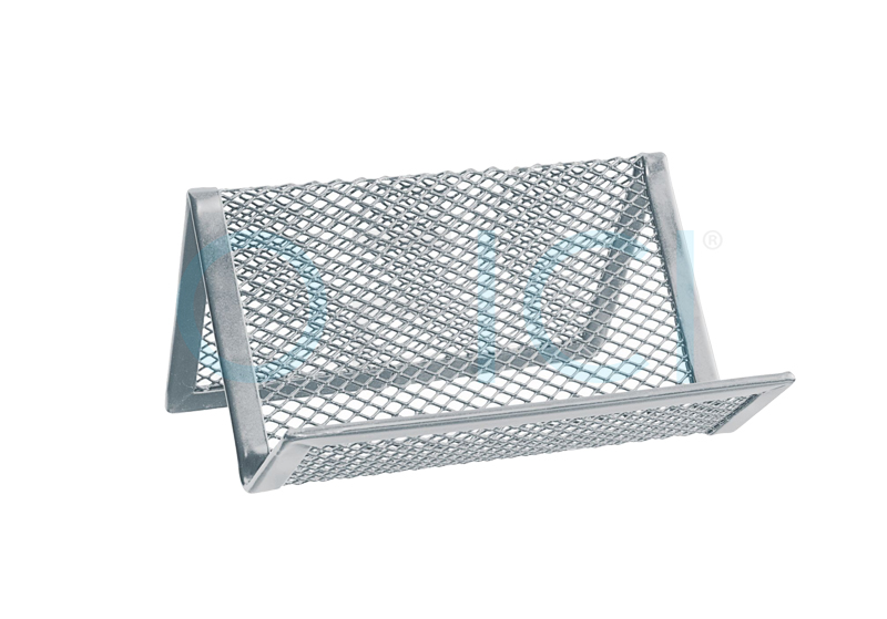 ERICH KRAUSE Wire Mesh Business Card Holder SILVER EK22508