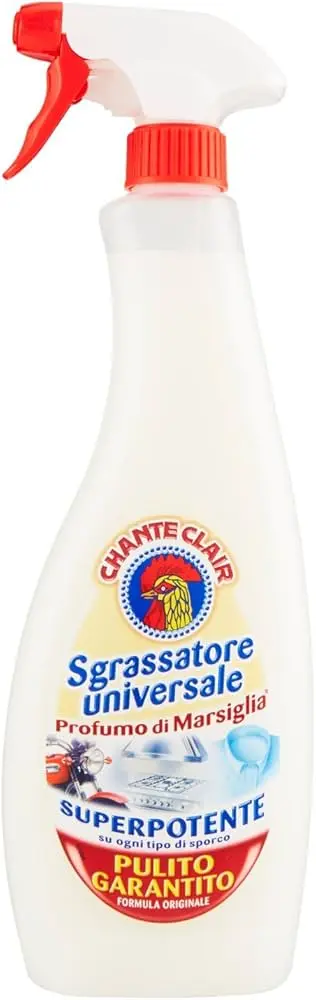 CHANTE CLAIR Sgrassatore Degreaser Spray 625ml Trigger bottle & Refill