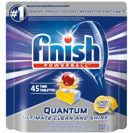 FINISH Powerball Quantum Lemon Dishwasher Tablets x 64 