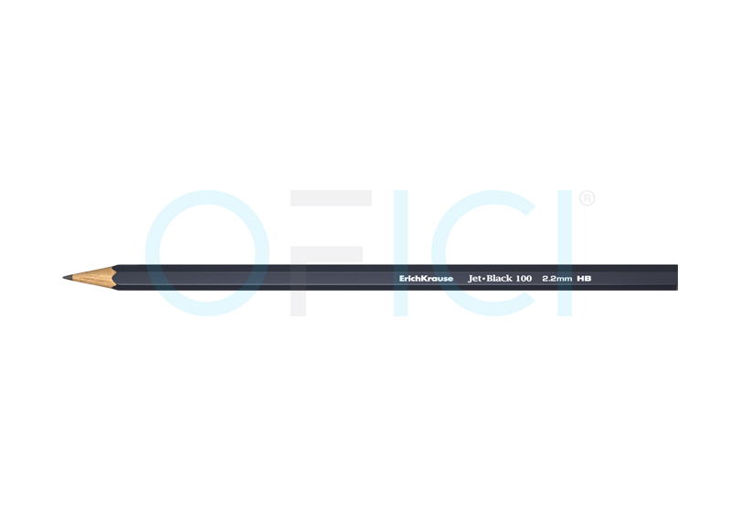 ERICH KRAUSE Pencil HB JET BLACK 100 EK45604