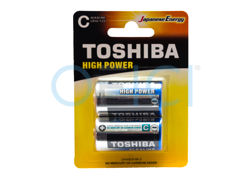 TOSHIBA Battery C Alkaline 1.5V X 2   LR14GCP