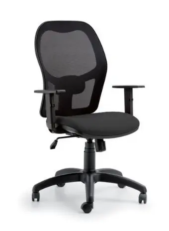 VEGAS Ergonomic armchair mov.28 and height-adjustable armrests BR4 VS11 