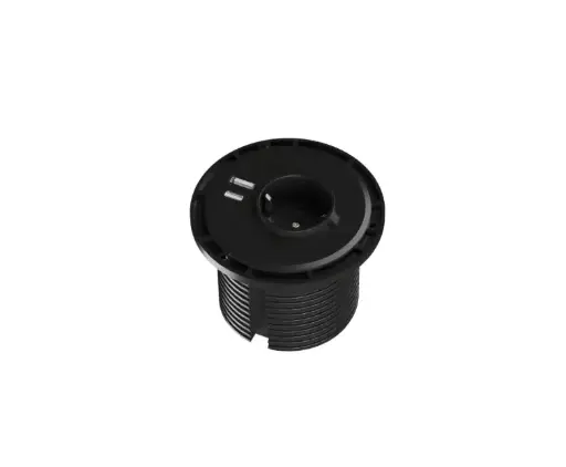 [SKT.R.EU] Round Power Socket + Connect-safe - Base cable EU - 2 meter SKT.R.EU