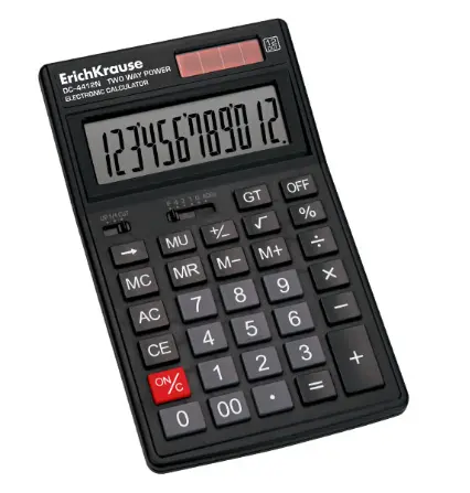 [54412] ERICH KRAUSE Calculator 108 x 105mm 12 Digits DC4412N EK54412