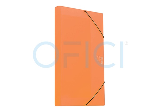 [FP3500506] A4 PP Filing Box with Elastic Band 5cm Spine Orange