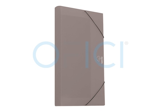 [FP3500512] A4 PP Filing Box with Elastic Band 5cm Spine Grey