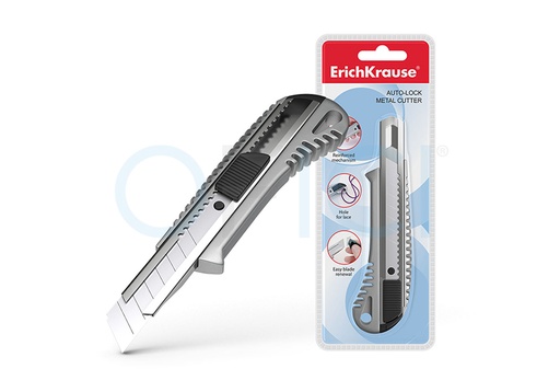 [19158] ERICH KRAUSE Metal cutter auto-lock 18mm 19158