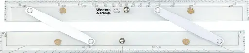 [11615] Parallel Ruler 400mm 0651.82