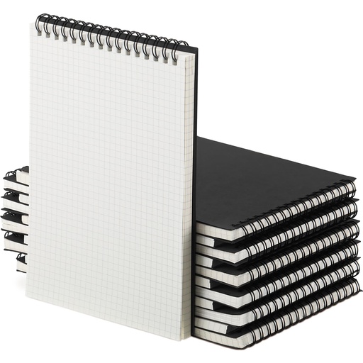 [A6BK100] Note Book A6 Ruled Top Spiral x 100pgs  A6BK100