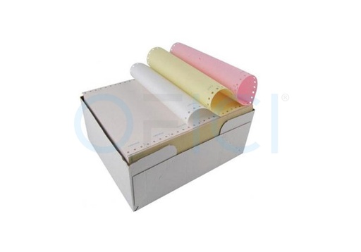 [30002] Paper 3 ply white/pink/yellow  9.5x11  700 sheets