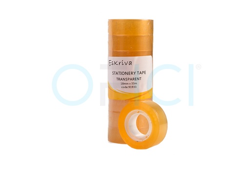 [91933] Tape transparent 18mm x 33m 91933 (Small core)