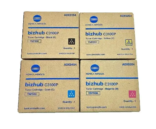 [A0X5254] Konica Bizhub C3100P TNP50KY Yellow A0X5254