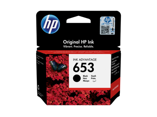 [3YM75AE] HP653 Black Cartridge 3YM75AE