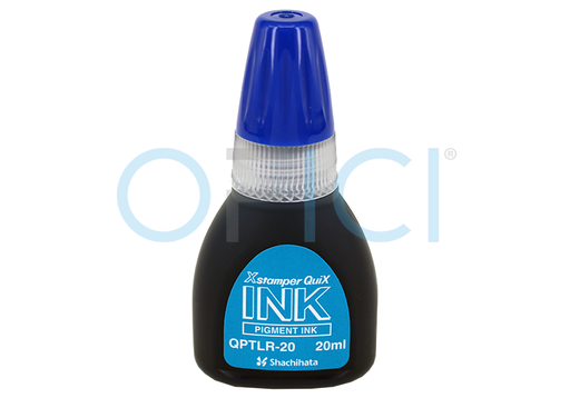 [QPTLR20BLU] QUIX Stamp Ink Blue 20ml