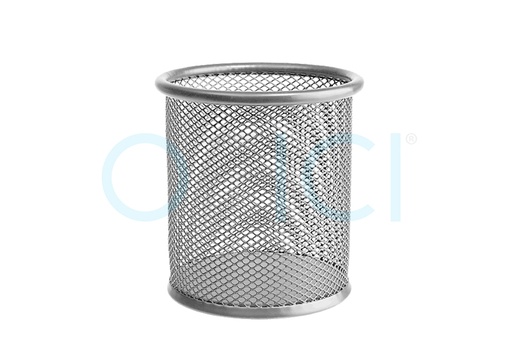 [EK22502] ERICH KRAUSE Wire Mesh Pen Holder SILVER Round EK22502
