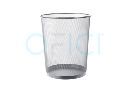 [EK22516] ERICH KRAUSE Wire Mesh Waste Paper Bin SILVER EK22516
