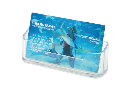 [741] Business Card Holder Desktop Plastic 0741