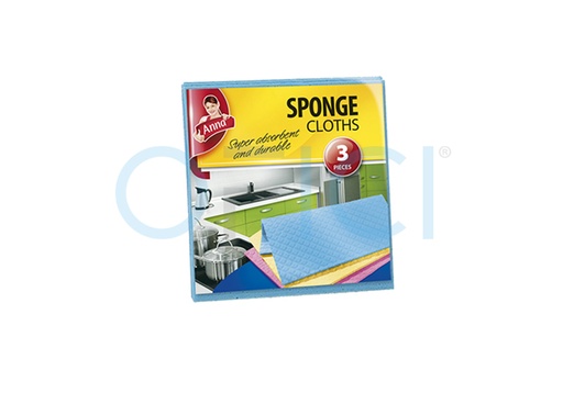 [D41-AZGB-4361] ANNA ZARADNA Spongy Household Cloth 3 pcs  4361