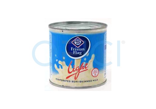 [HK00040] FRISIAN FLAG Evaporated Milk Semi-Skimmed Light 158ml